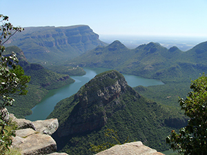 The 'God's Window' escarpment in the Drakensberg Mountains, Mpumalanga, South Africa