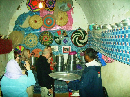 Colorful Nubian arts and crafts