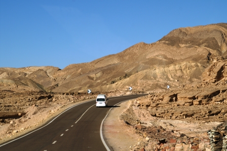 Barren Sinai desert landscape