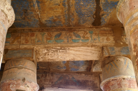 Ancient color hieroglyph
