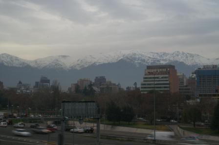 Snow-capped Andes