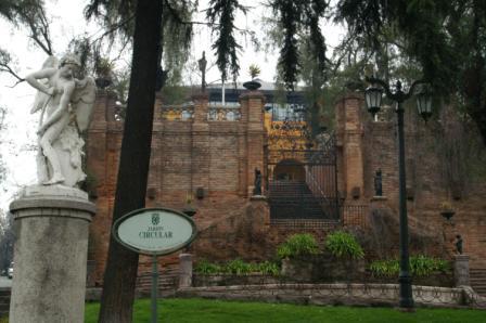 A castle in the center of town