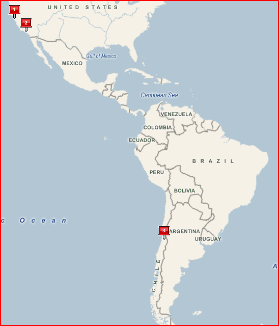 Trip map