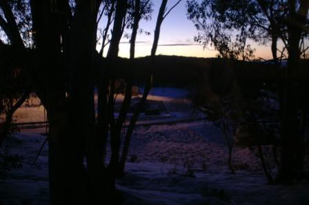 Sunrise over Dinner Plain