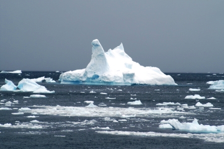 Icebergs are ever-present