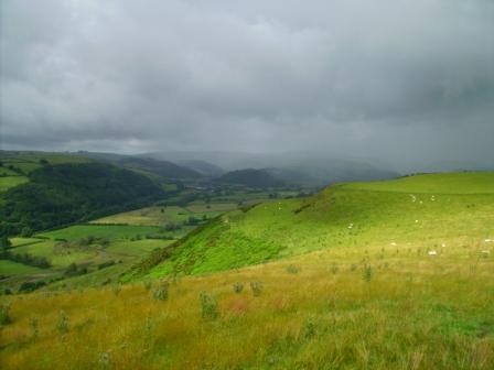 This was the rain shower that got us