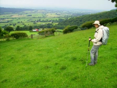 Magnificent green scenery of the Welsh countryside