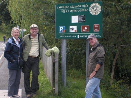The very happy hikers ready for their week of walking