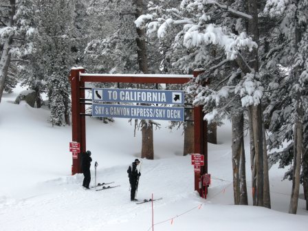 Real snow at Heavenly!