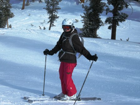 The snow bunny.