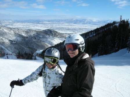 Tomoko and Julia at the Canyons