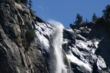 Moonrise over Yosemite