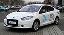 Renault Fluence Z.E.  Frontansicht, 25. Februar 2012, Dsseldorf.jpg