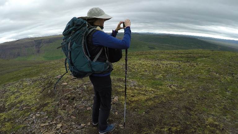The intrepid hiker