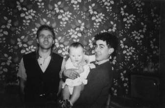 Author's dad, author, and older brother John